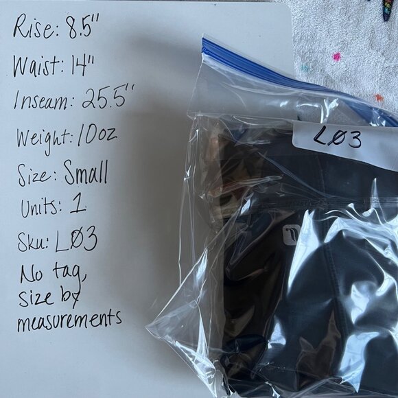 Fabletics Black Cropped Pocket Leggings Mesh Inset Size Small - Picture 10 of 10